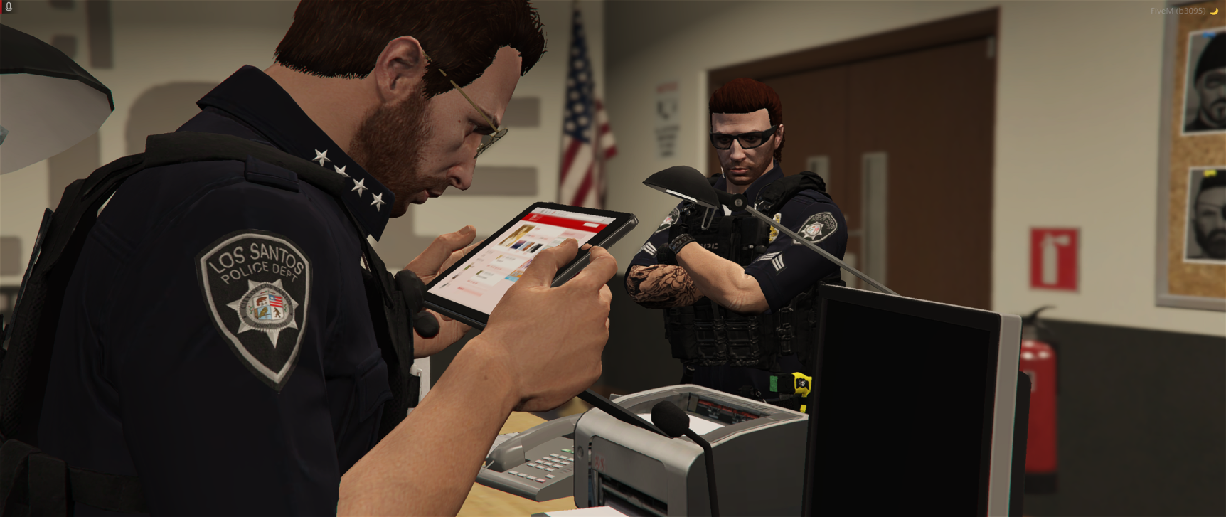 Le Chief de la L.S.P.D en procédure