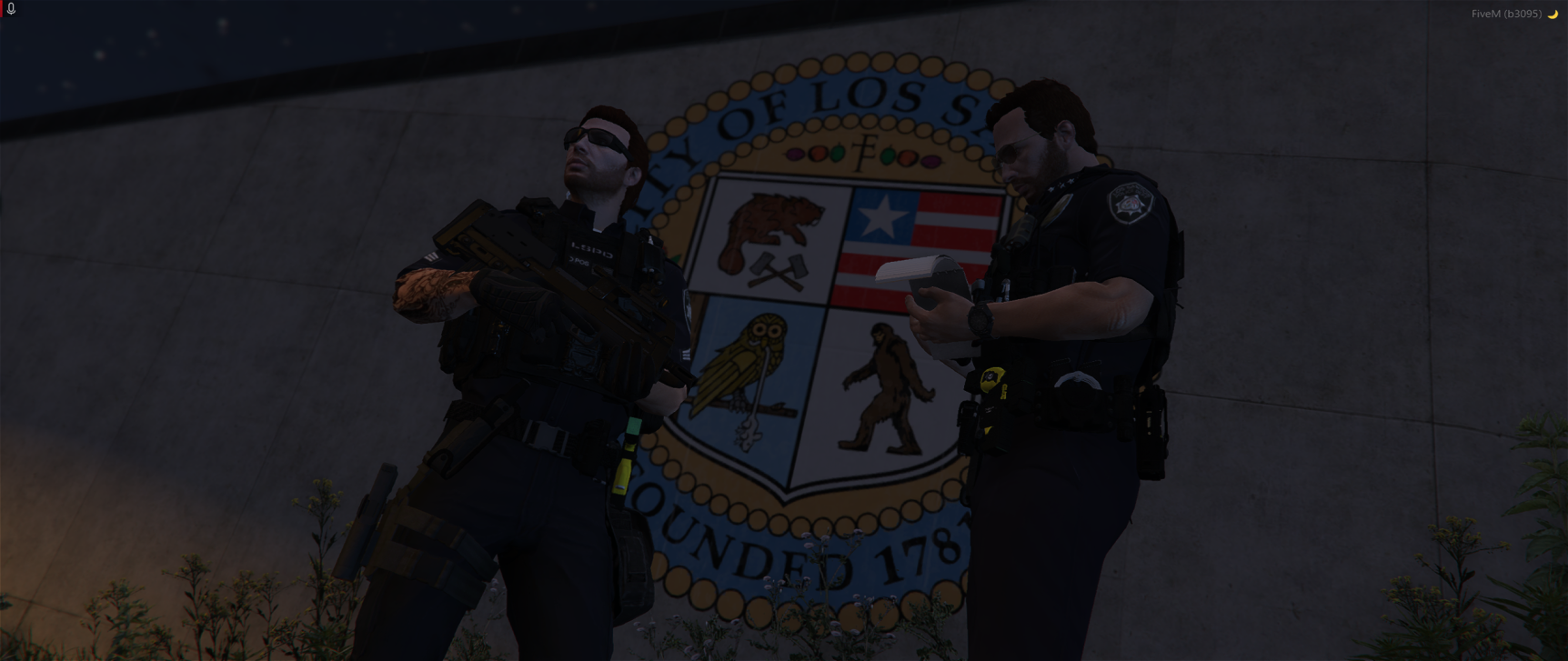 Le Chief de la L.S.P.D en patrouille à pied