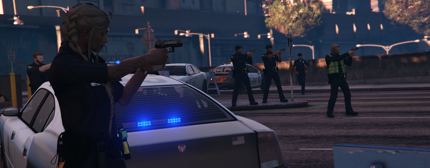 La L.S.P.D en intervention